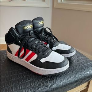 Adidas hoops sneakers size 5.5 big kids